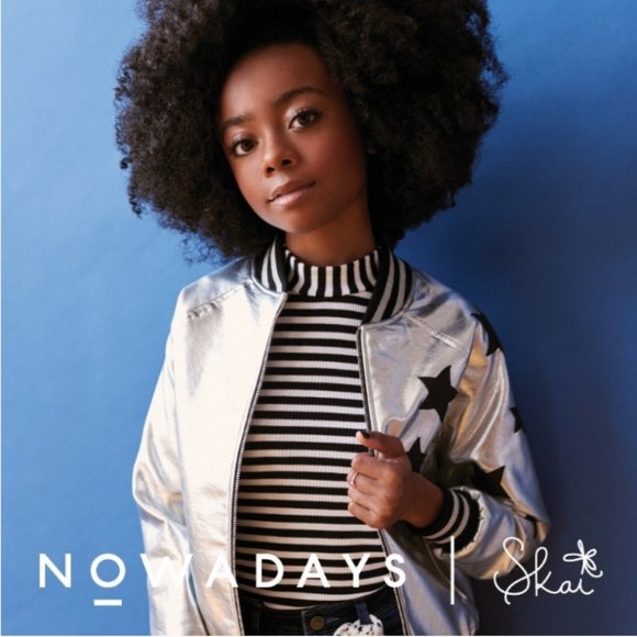 NOWADAYS x SKAI JACKSON Silver Bomber Jacket NWT - Picture 14 of 16